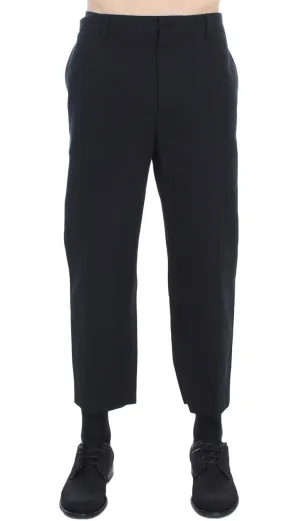 Black 3/4 Length Casual Pants