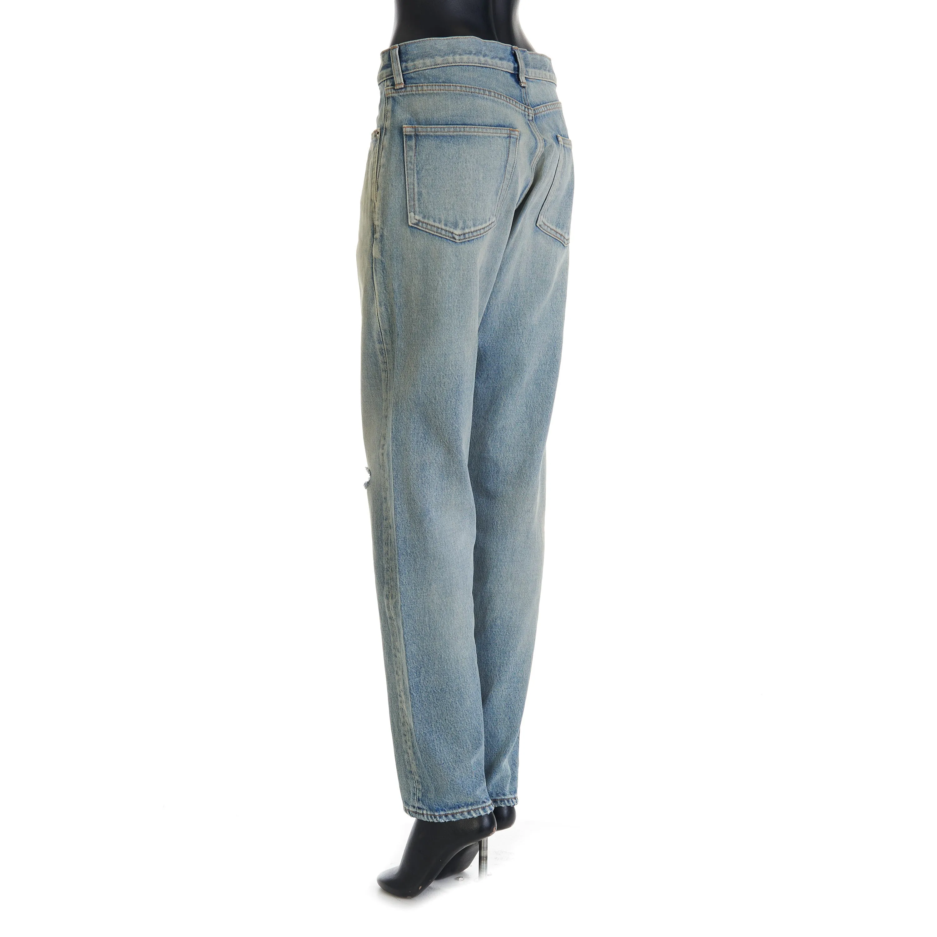 YSL High Waist - Slim Fit Jeans In Santa Monica Blue Denim